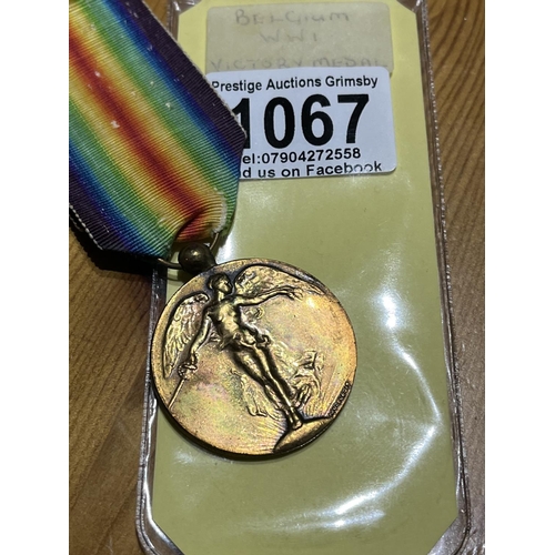 1067 - BELGIUM WW1 VICTORY MEDAL