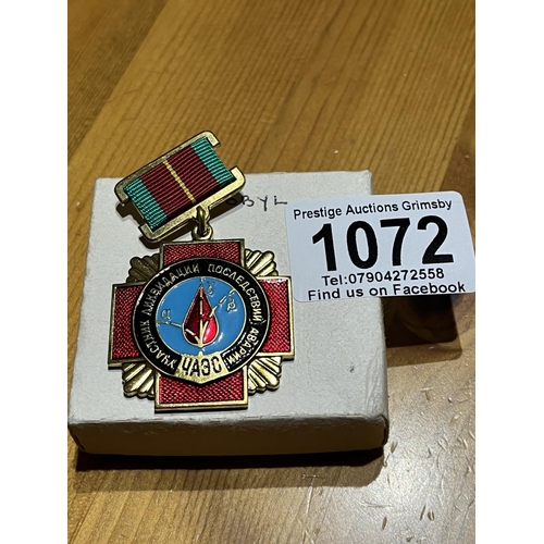 1072 - RUSSIAN CHERNOBYL MEDAL