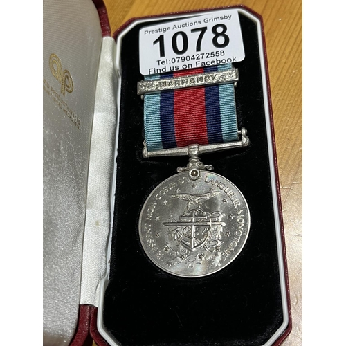 1078 - NORMANDY CAMPAIGN MEDAL 1944 23294