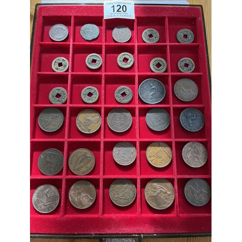 120 - COLLECTORS DRAWER OF ASSORTED COLLECTABLE COINAGE