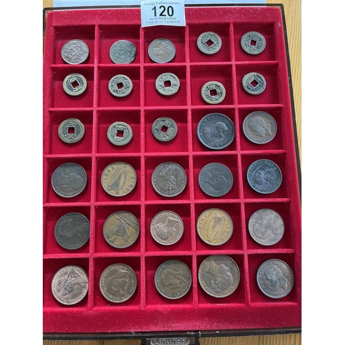 120 - COLLECTORS DRAWER OF ASSORTED COLLECTABLE COINAGE