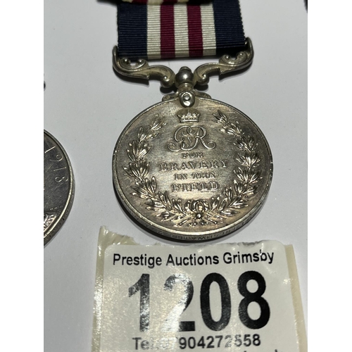 1208 - WW1 MEDAL GROUP INCLUDING BRAVERY MEDAL 241735 PTE E FRESHWATER WEST RIDING REGIMENT