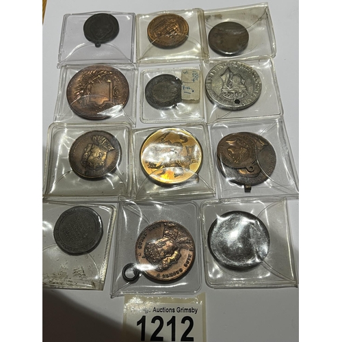 1212 - INTERESTING TOKENS/MEDALLIONS ETC