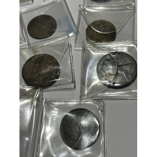 1214 - ASSORTED INTERESTING OLD COINS