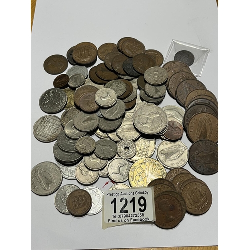 1219 - ASSORTED COINAGE