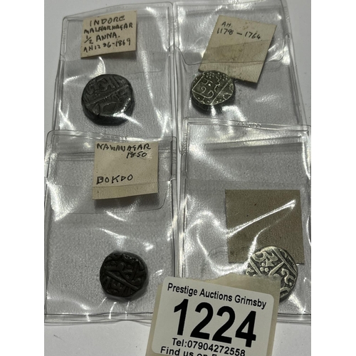 1224 - 17-18 HUNDREDS COINS THOUGHT TO BE INDIAN