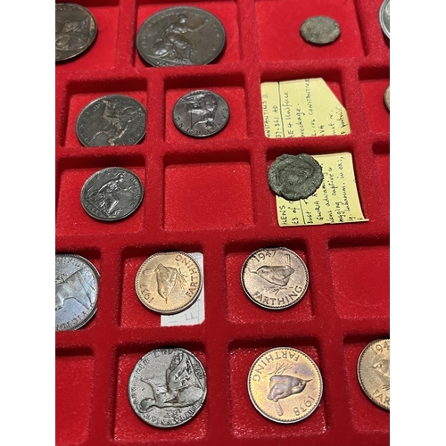 1230 - TRAY OF ASSORTED COINS SOME FANTASTIC CONDITIONS