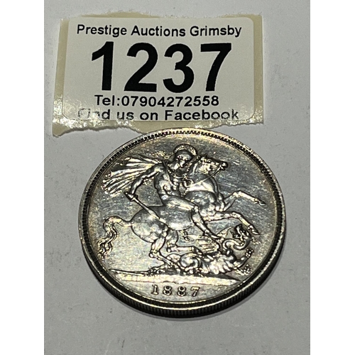 1237 - 1887 SILVER CROWN