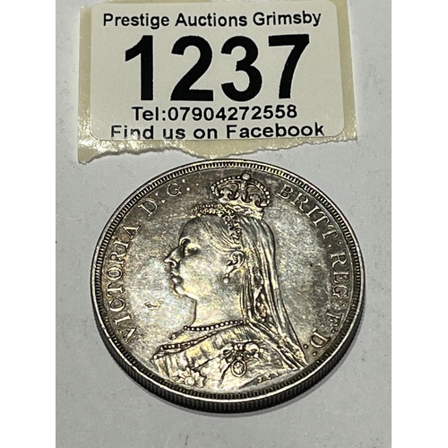 1237 - 1887 SILVER CROWN