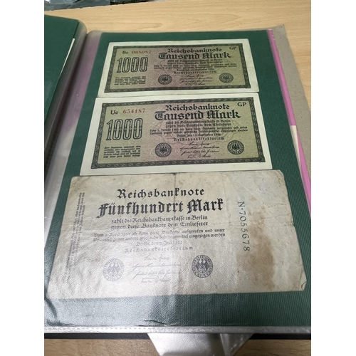 1238 - FOLDER OF BANKNOTES