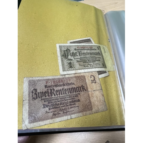 1238 - FOLDER OF BANKNOTES