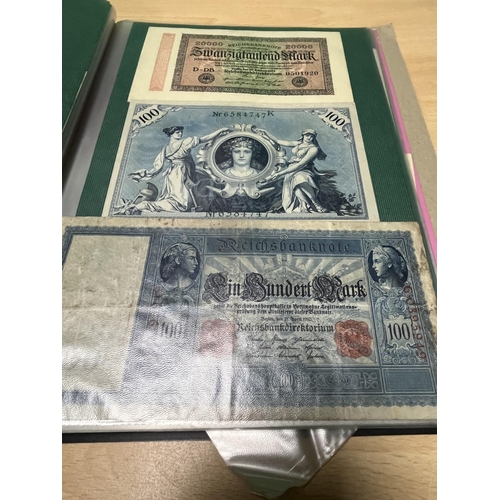 1238 - FOLDER OF BANKNOTES