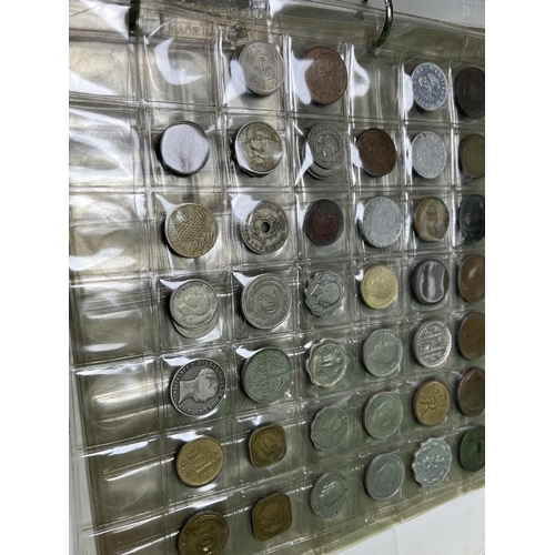 1244 - UK & OVERSEAS COINS IN A FOLDER