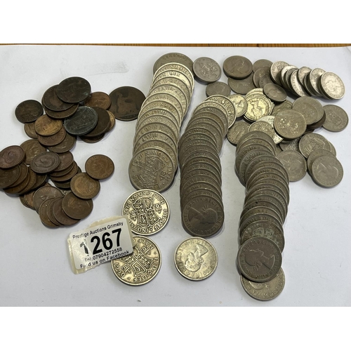 1267 - ASSORTED UK COINAGE