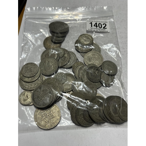 UNCHECKED PRE 1947 SILVER COINS 500G