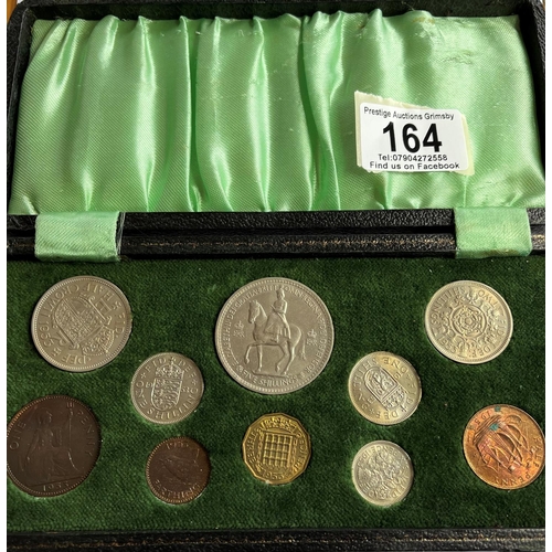 164 - 1953 COIN SET QUEEN ELIZABETH 2ND