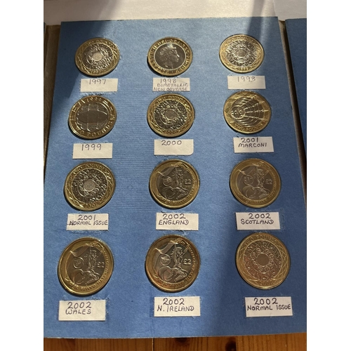 186 - 25 COLLECTABLE 2 POUND COINS EXCELLENT CONDITION