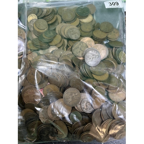 309 - 5KG OF UNSORTED MIXED COPPER