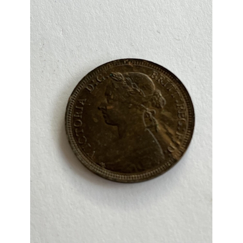 32 - 1893 HALF PENNY EXCELLENT CONDITION