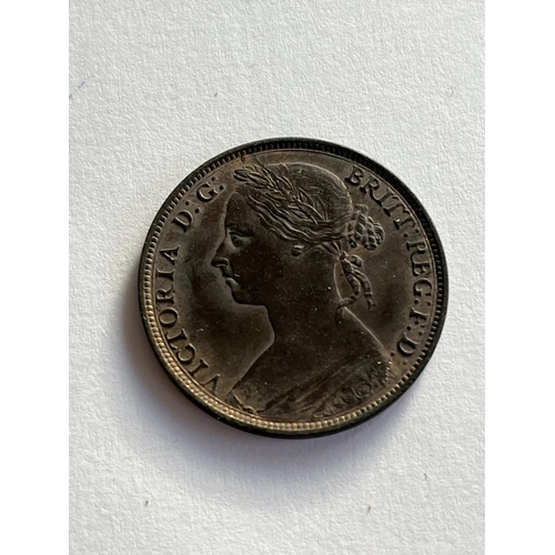 38 - 1884 VICTORIAN PENNY GOOD OVERALL CONDITION