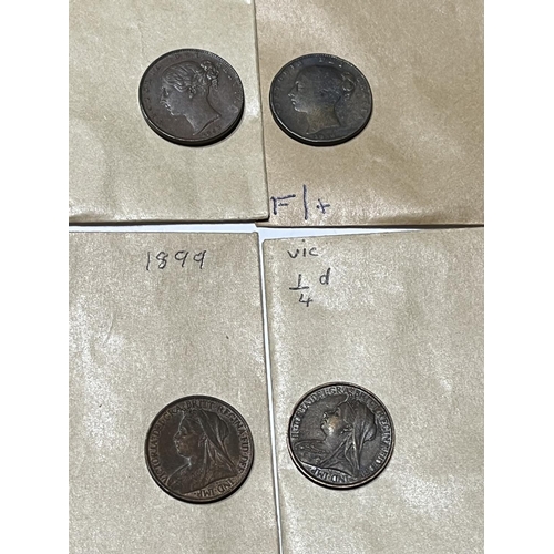 411 - 8 FARTHINGS CONDITIONS & DATES SEEN IN PICTURES