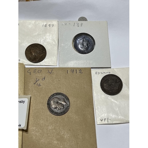 412 - 8 FARTHINGS CONDITIONS & DATES SEEN IN PICTURES