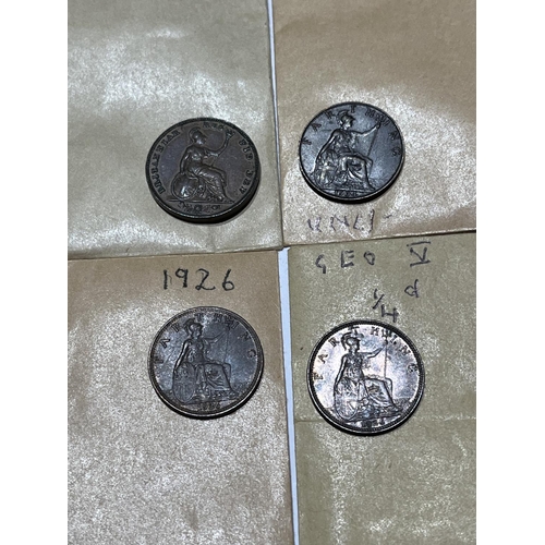 415 - 8 FARTHINGS CONDITIONS & DATES SEEN IN PICTURES