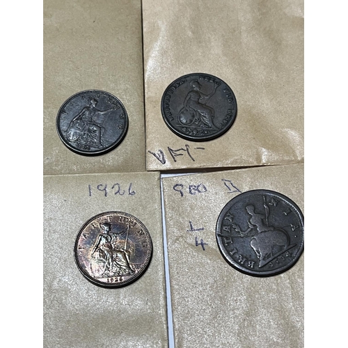 415 - 8 FARTHINGS CONDITIONS & DATES SEEN IN PICTURES