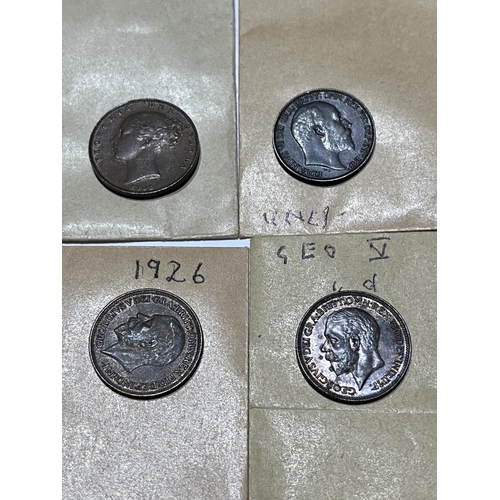 415 - 8 FARTHINGS CONDITIONS & DATES SEEN IN PICTURES