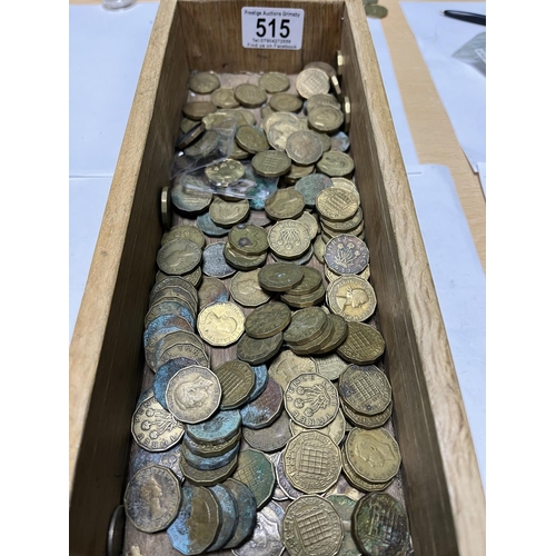 515 - TRAY OF 3D COINS