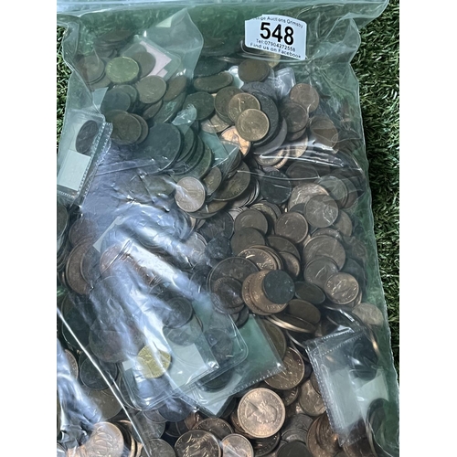 548 - 5KG MIXED UK COINAGE