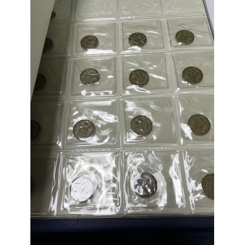 580 - FOLDER OF ASSORTED COLLECTABLE U.K COINS