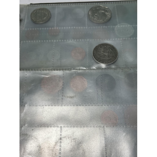 581 - FOLDER OF EXCELLENT CONDITION COINS