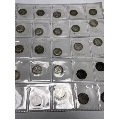 582 - 296 SILVER 3D COINS IN A FOLDER SOME VERY NICE EXAMPLES