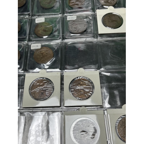 584 - FOLDER OF COLLECTABLE COINS