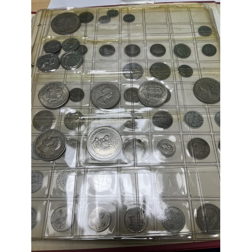 588 - FOLDER OF WORLD COINAGE