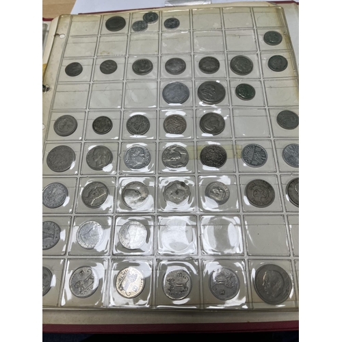 588 - FOLDER OF WORLD COINAGE