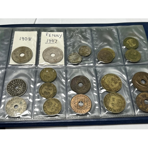 593 - FOLDER OF COINAGE