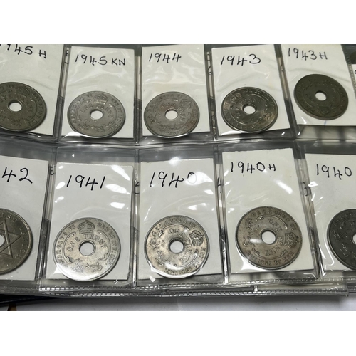 593 - FOLDER OF COINAGE