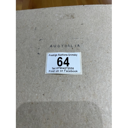 64 - FOLDER OF AUSTRALIAN COINAGE MANY IN UNCIRCULATED & FINE CONDITION