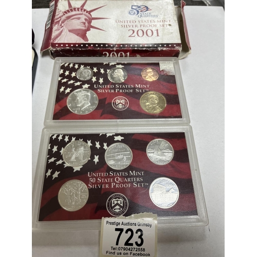 723 - USA 2001 SILVER PROOF SET