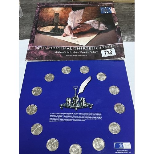 729 - ROYAL MINT USA QUARTER COLLECTION