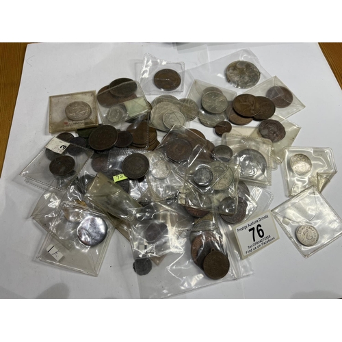 76 - ASSORTED COLLECTABLE BRITISH COINAGE
