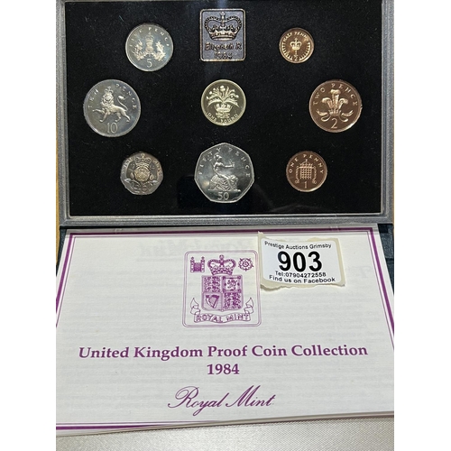 903 - ROYAL MINT 1984 UK PROOF COIN COLLECTION