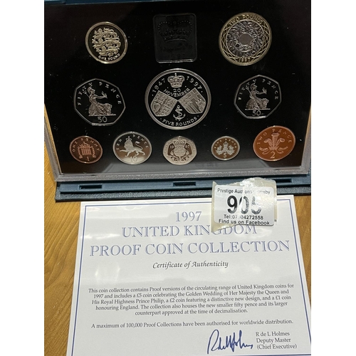 ROYAL MINT UK PROOF COIN COLLECTION 1997