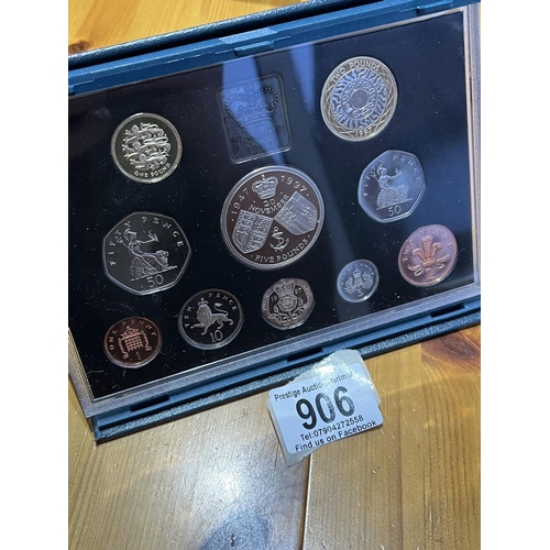 906 - ROYAL MINT UK PROOF COIN COLLECTION 1997