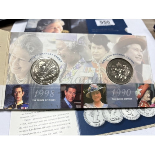 950 - ROYAL MINT HER MAJESTY THE QUEEN CROWN PORTRAIT COLLECTION