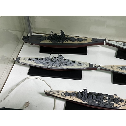 148 - 6 BATTLESHIPS INCLUDES DIECAST PLEASE SEE PICTURES FOR ACCURATE DESCRIPTION