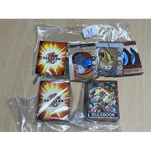 17 - 3 PILES IF BAKUGAN BATTLE BRAWLERS CARDS