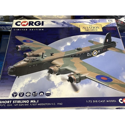 173 - CORGI AVIATION ARCHIVE SHORT STIRLING MK1